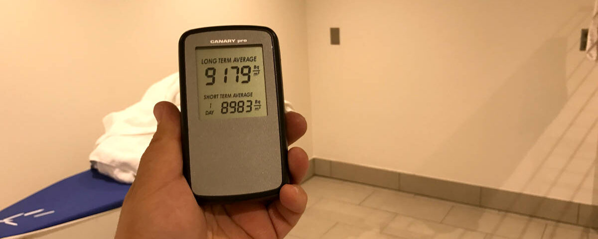 Monza Villa 700mq: Misurazione Radon