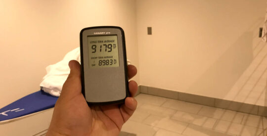 Monza Villa 700mq: Misurazione Radon