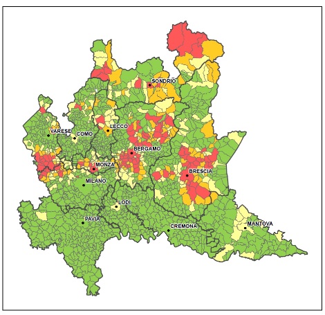 Arpa Lombardia: abitazioni con concentrazione Radon superiore a 200 Bqm3