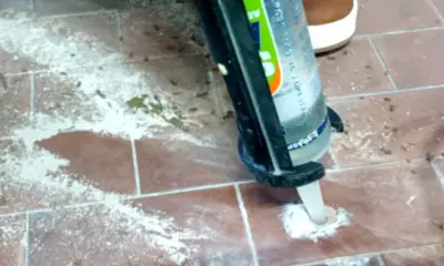 Dettaglio Sigillatura Foro Misurazione Radon Nel Terreno © ProtezioneRadon